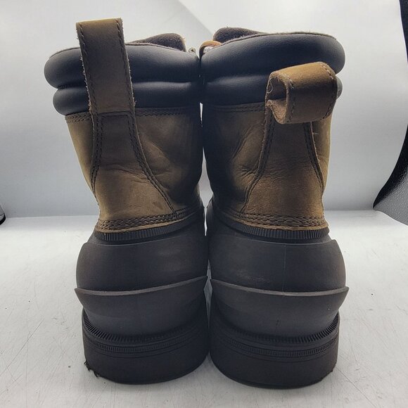 UGG Gatson Mens 9 Brown Mid Boots Chestnut Waterproof Leather Casual 1123671 - Picture 4 of 12